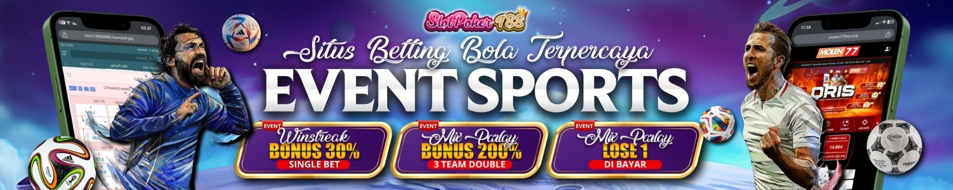 banner slotpoker188 event sports